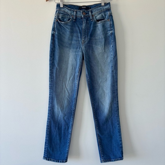 Hudson Jeans Women's Zoeey Straight Cropped in Medium Wash “Well Off” Size 27 - Picture 4 of 10